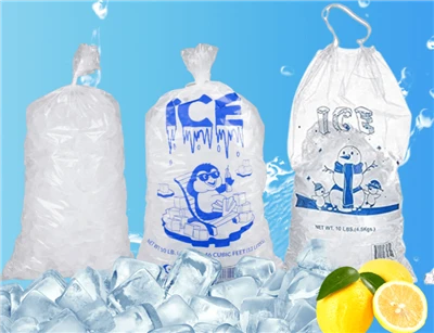 Tipos y características de bolsas de hielo de plástico transparente refrigeradas