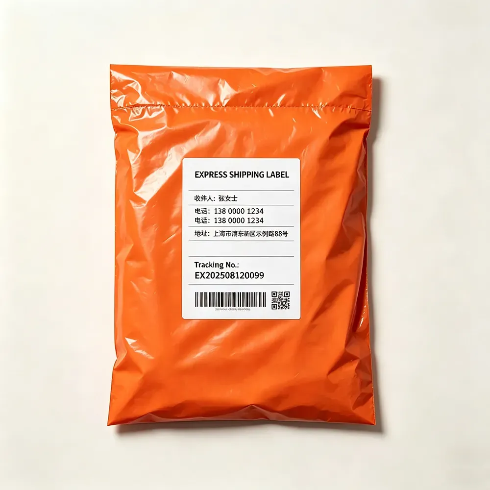 Bolsas de correo naranja